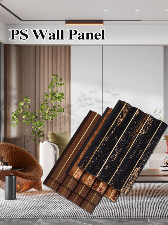 WPC Interior Decorative PS Wall Panel Water Proof Wall Cladding Indoor ...