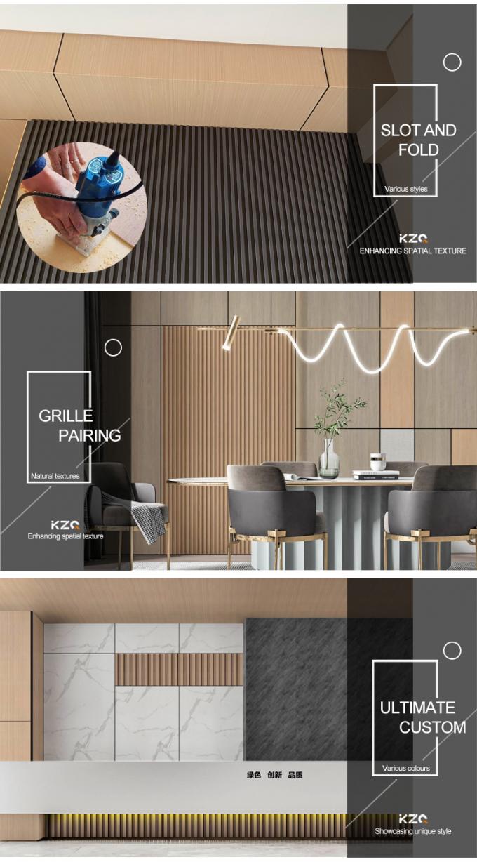 Bamboo Charcoal PVC Marble Wall Panel - Fireproof WPC Cladding