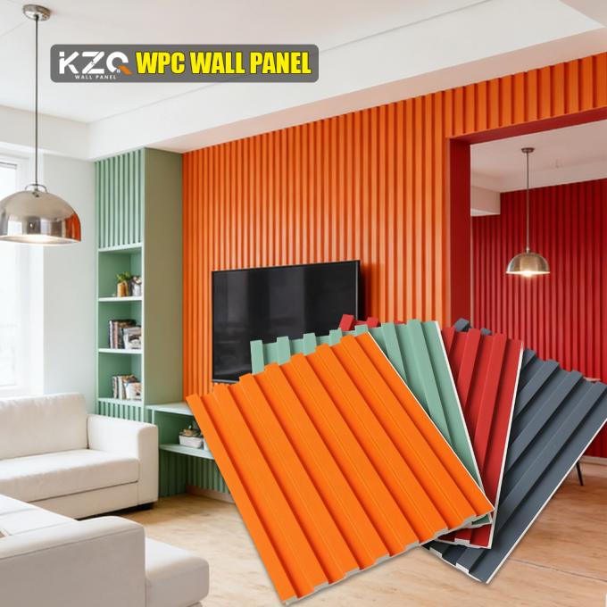 WPC Fluted Wall Panel - Waterproof & Fireproof Interior Design