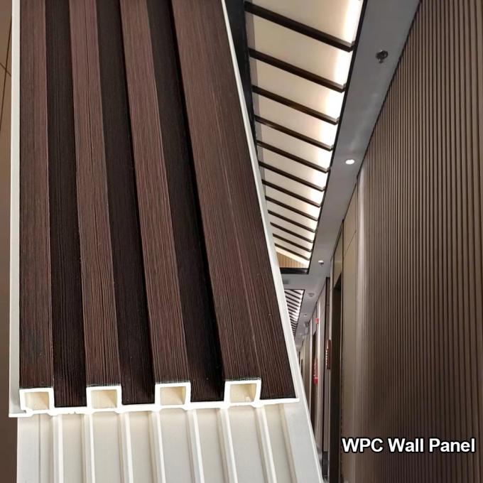 WPC Fluted Wall Panel - Waterproof, Fireproof Interior Design