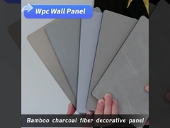 Bamboo Charcoal Wood Veneer Factory Direct Waterproof And Moisture-Proof Fireproof