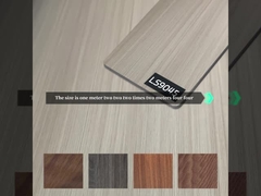 Bamboo Charcoal Fiber Wood Veneer Panel Marble PVC Wall Panels Anti Static Heat Insulation