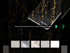 Marble PVC Wall Panels Bamboo Charcoal Fiber Wood Veneer Anti Static Heat Insulation