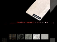 Modern minimalist light luxury interior decoration matte marble bamboo charcoal fiber wood veneer