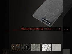 Factory direct sale Customized color sizes Matte marble bamboo charcoal fiber wood veneer panels