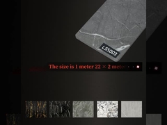 Interior Paneling Bamboo Fiber Integrated Wood Veneer High-gloss Marble Bamboo Charcoal Wall Panel