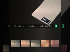 Interior decoration New material bamboo charcoal wood veneer Metal carbon crystal plate