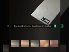 Factory direct sales decorative materials paint-free metal bamboo charcoal wood veneer panels