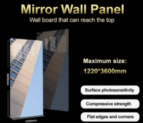 Hot selling Product  Mirror Decorative Wall Panelling  Wallboard Bamboo Charcoal Wood Veneer