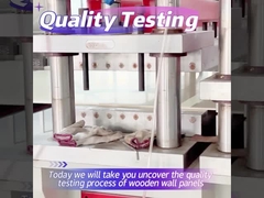 Bamboo charcoal wood veneer product quality test