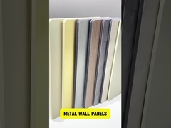 Eco Friendly Bamboo Charcoal Fiber Metal Wall Panel For Modern Interior Design