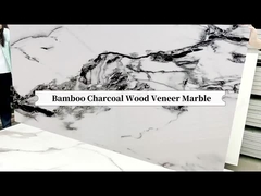 Marble Wall Panel HIGH GLOSS MARBLE SHEET Bamboo Charcoal Wood Veneer