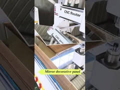 Environment Friendly Interior Bamboo Charcoal Mirror Wall Panels PVC Mirror Wood Veneer