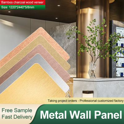 Bamboo Charcoal Wood Veneer factory, Buy good price WPC Wall Panel products