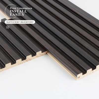 Solid Wood Grid Wall Panel Fireproof And Waterproof Wall Decoration For Indoor Background Walls