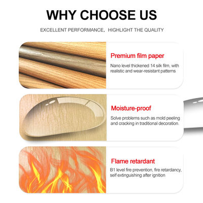 PVC Decoration Bamboo Charcoal Wood Metal Wall Board High Density Interior Wall Panels