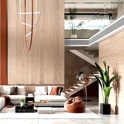 Moisture Proof Bamboo Charcoal Wall Board Wood Sheet For Modern Light Luxury Decoration