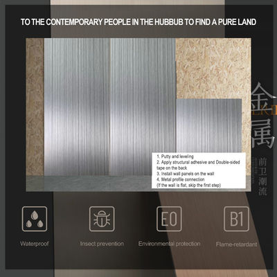 1.22m Width Bamboo Fiber Wall Panel For Natural And Sustainable Look