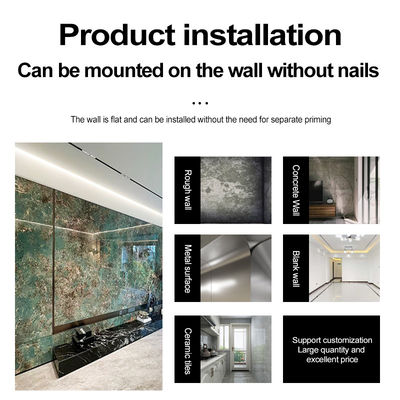 Premium Waterproof Eco Friendly Marble Wall Panel for Indoor Wall Decoration Home Hotel