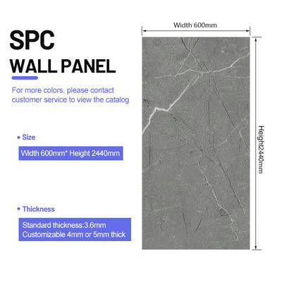 SPC Decorative Wall Panel Interior Others Board / Polystyrene For Bathroom