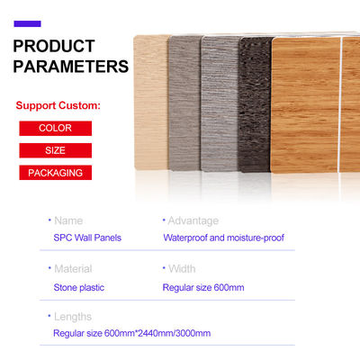 SPC Wall Panel Surprise Price 600*2440mm waterproof and flame retardant microcrystalline stone wall panel eco-friendly bathroom and shower for Interior Decorative Panels