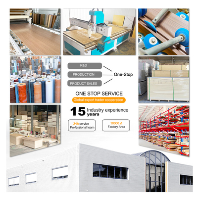 Modern Waterproof Bamboo Charcoal Wood Veneer Co-extruded Wallboard PVC Classic Decorative Wallcovering for Bedroom Hotel Gym