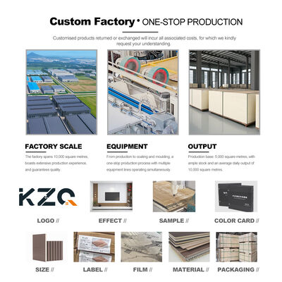 Customized Waterproof Eco Friendly Wood Grain Bamboo Charcoal Fiber Boards