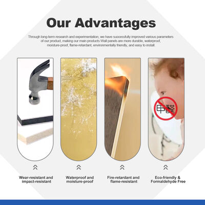 Marble Wall Panels Interior Decoration UV Sheet Waterproof Wall Board Customize Indoor Wall Panels