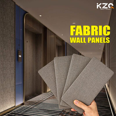 High-Density Fabric Texture PVC Decorative Interior Wall Cladding For Commerce & Entertainment Spaces