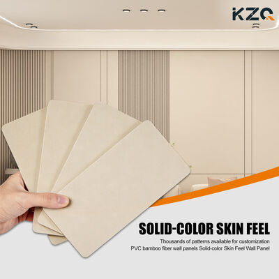 Modern Solid Color Wall Panels Skin Feel Wall Panels For Indoor Decoration Bedroom