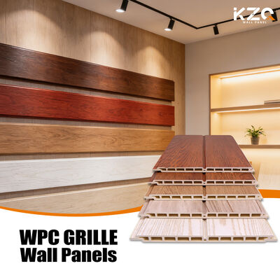 Waterproof WPC Wall Cladding Wooden Plastic Composite Wood Panel For Wall Decor