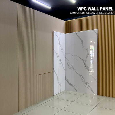 High Quality WPC Louver Panel Fluted Wall Panel For Interior Hotel WPC Wall Panel