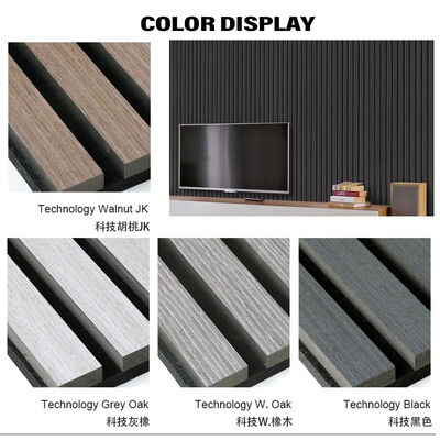 Absorbing Sound Proof Wall Polyester Fiber Acoustic Panels Indoor Wood Acoustic Panels