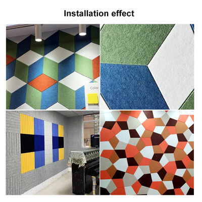 Sound Absorbing Acoustical Polyester Panels Modern Office Building Interior Decoration Material