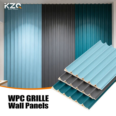 Modern Indoor & Outdoor Wood PVC Composite WPC Wall Panel For Hotel Applications