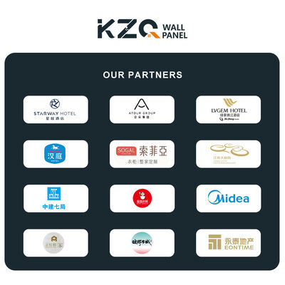 Decorative Fireproof Water Ripple 3D Wood Plastic Bamboo Charcoal Wall Panels