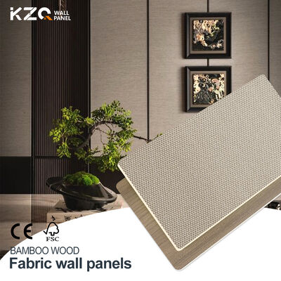 Fabric Wall Panels Bamboo Charcoal Waterproof Background Wall Panel For Interiors Homes