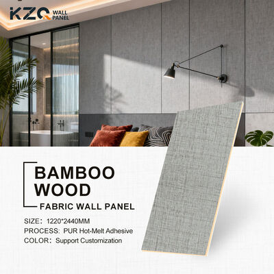 Factory Direct Sale Bamboo Wood Fabric Wall Panel Bamboo Fiber Wall Panel for Hotel