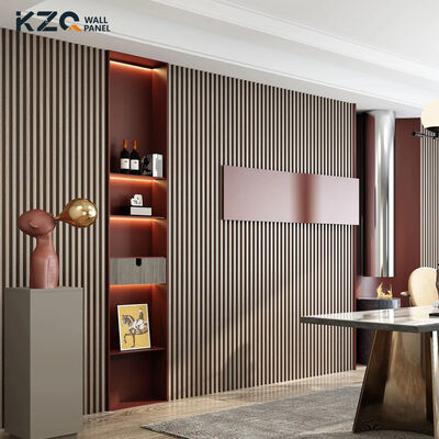 Customized WPC Solid Wood Wall Board Materials Decorative Cladding Fluted Grille Wall Panels