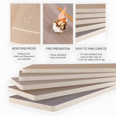 Hotel Decoration Modern Wood Grain Wood Veneer Bamboo Fiber Wall Panel