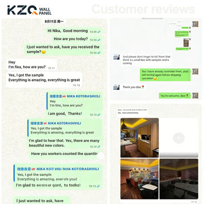 Factory Wholesale 8mm Solid Color Skin Feel WPC Interior Decor Bamboo Wood Fiber Wall Panel