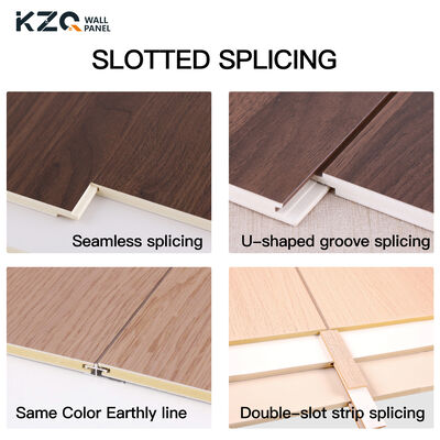 8mm Seamless Splicing Board Interior Decorative Panels Bamboo Fiber Wall Panel