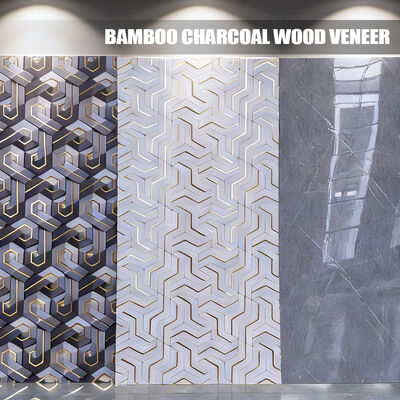 1220*2440mm Marble Wall Panel Waterproof Decoration Board Bamboo Fiber Wall Panel