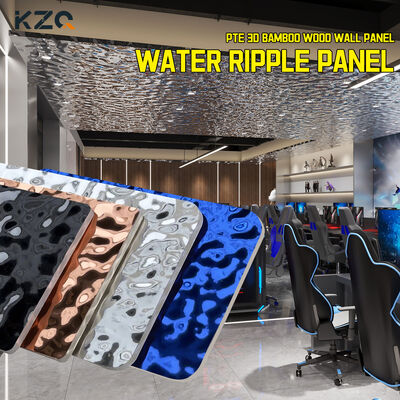 Waterproof Decorative Wall Panels Water Ripple Wall Panel Bamboo Fiber Wall Panel for Commercial Ceilings