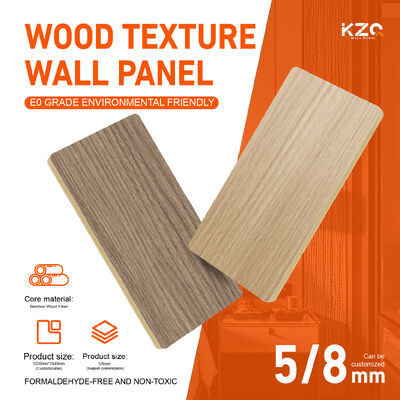 Factory Price Easy Install Anti Collision bamboo charcoal wood veneer Interior Decorative Panels for Living Room Interior Decoration