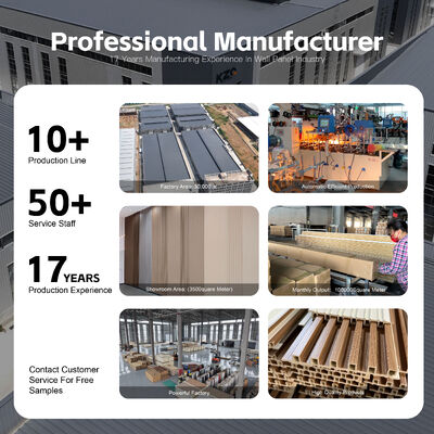 WPC Fluted Wall Panel New Design Flexible Wall Panel Eco-friendly for Interior Wall Panel Decor