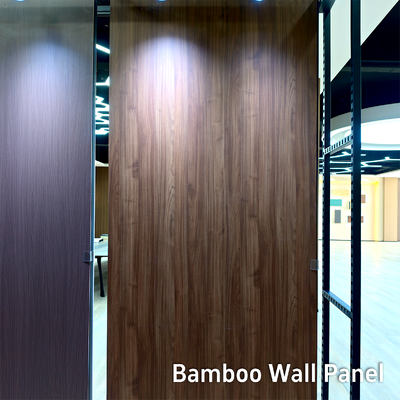 Modern Minimalist Wood Grain Wall Panel Easy Install Bamboo Charcoal Board