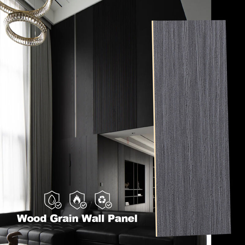 Customized Waterproof Eco Friendly Wood Grain Bamboo Charcoal Fiber Boards
