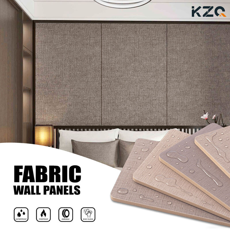 Bamboo Charcoal Fiber Wall Panels Fiber Wall Panel Indoor Waterproof Background Decoration