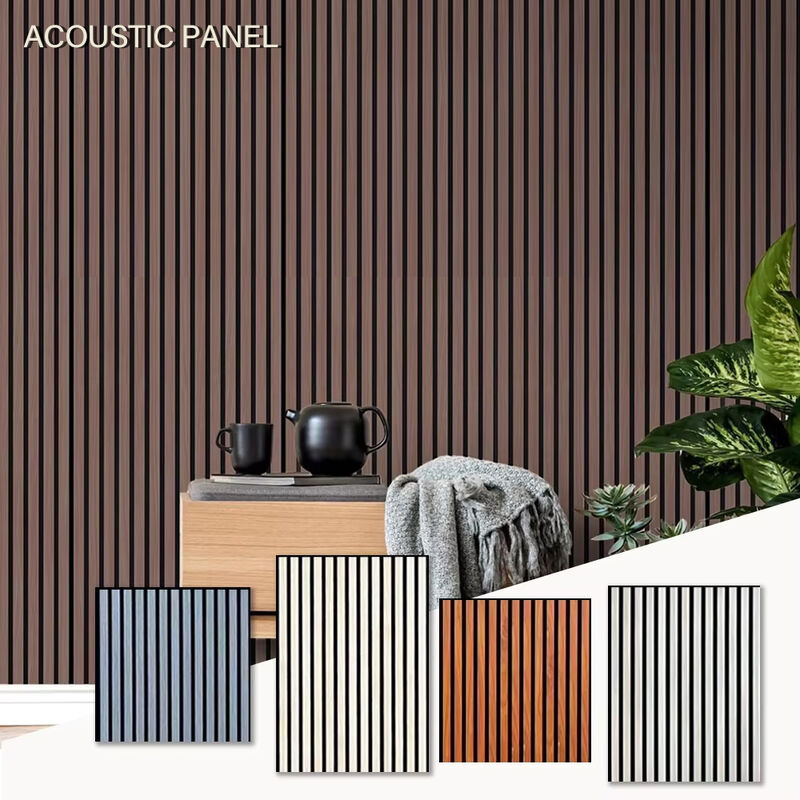 Absorbing Sound Proof Wall Polyester Fiber Acoustic Panels Indoor Wood Acoustic Panels